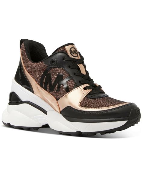 michael kors trainers rose gold|Michael Kors rose gold shoes.